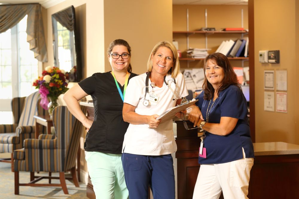 image of nursing staff at sunnyside manor in wall, nj