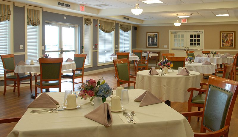 Memory Care at Sunnyside Manor - Dining Room