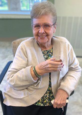 image of smiling assisted living resident