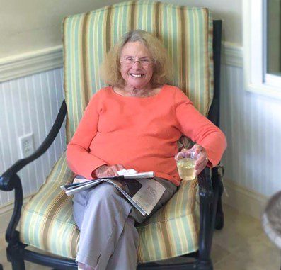 image of assisted living resident relaxing