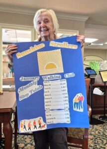 image of walking club at Sunnyside Manor senior living in wall nj