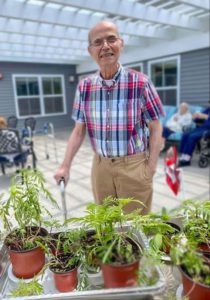 image of smiling assisted living resident