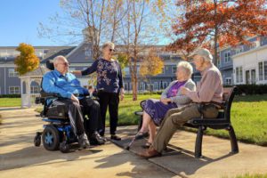 image of couples in senior living