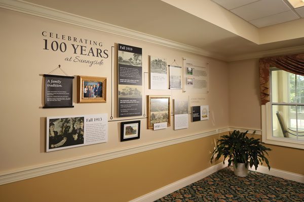 image of legacy wall at sunnyside manor